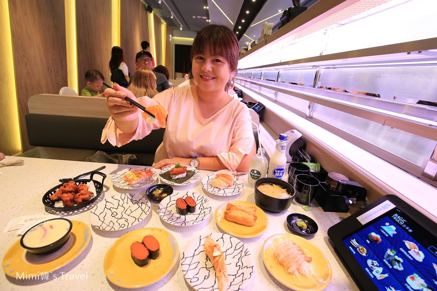 【台南美食】全新開幕！Magic Touch 点爭鮮：日本料理、壽司選擇多更多，平板點餐，新幹線直送超好玩
