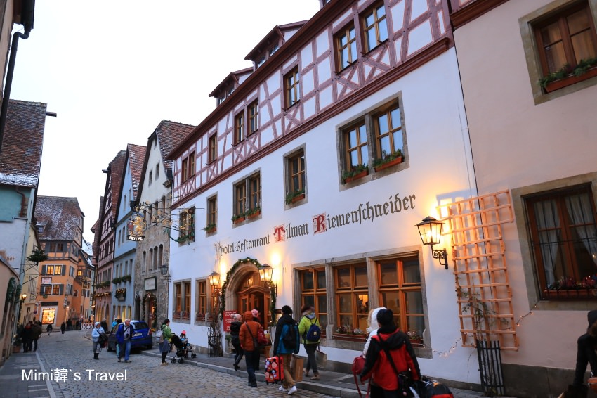 【德國羅騰堡住宿】Hotel Tilman Riemenschneider：地點極佳，450年歷史高人氣