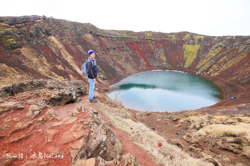 【冰島黃金圈景點】凱瑞斯火口湖 Kerid Crater：6500年巨大火山口，五點之後免門票