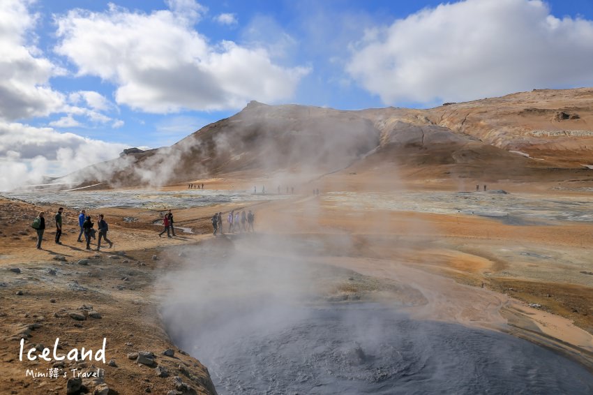 【冰島米湖景點】Namafjall Hverir 火山地熱谷：大地沸騰像極造物主的釉瓷作品