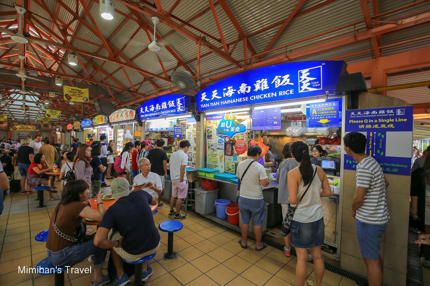 【新加坡】麥士威熟食中心＆天天海南雞飯：推薦美食攻略、交通＆周邊牛車水景點散策