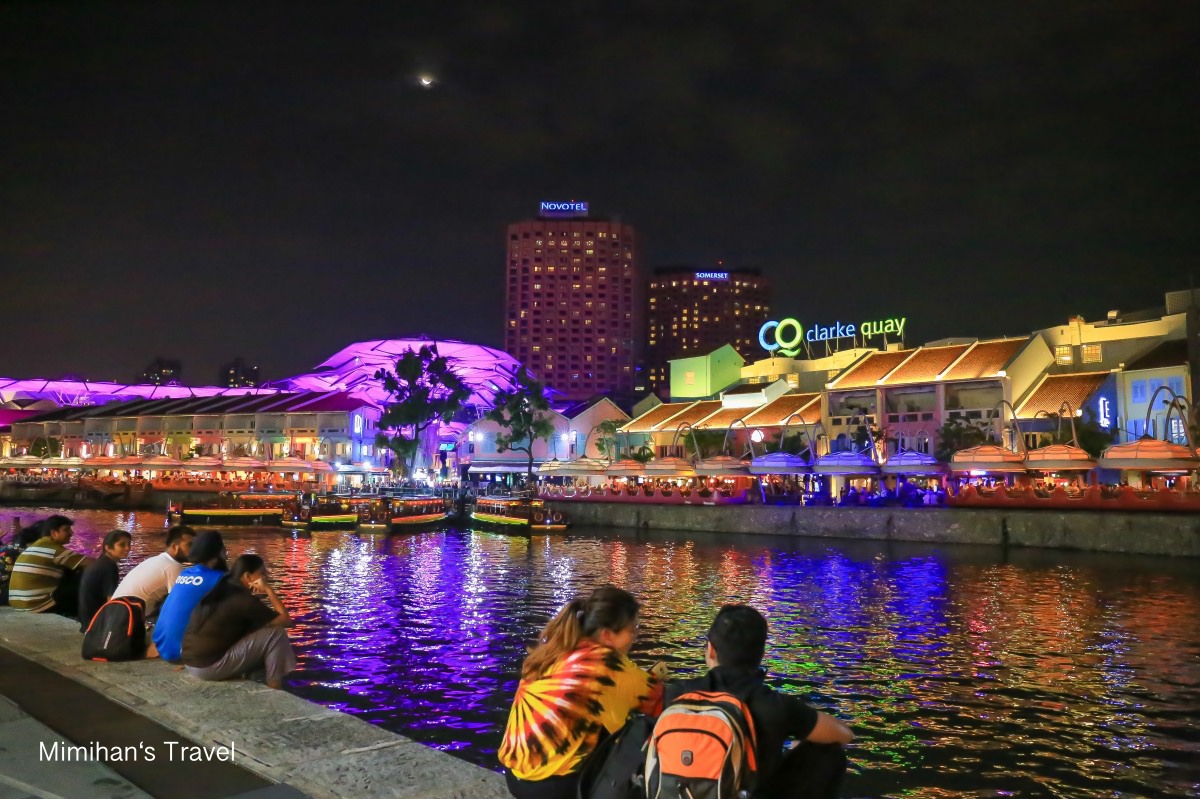 【新加坡景點】克拉碼頭 Clarke Quay 散策：遊船票價、美食推薦！絢麗新加坡夜景