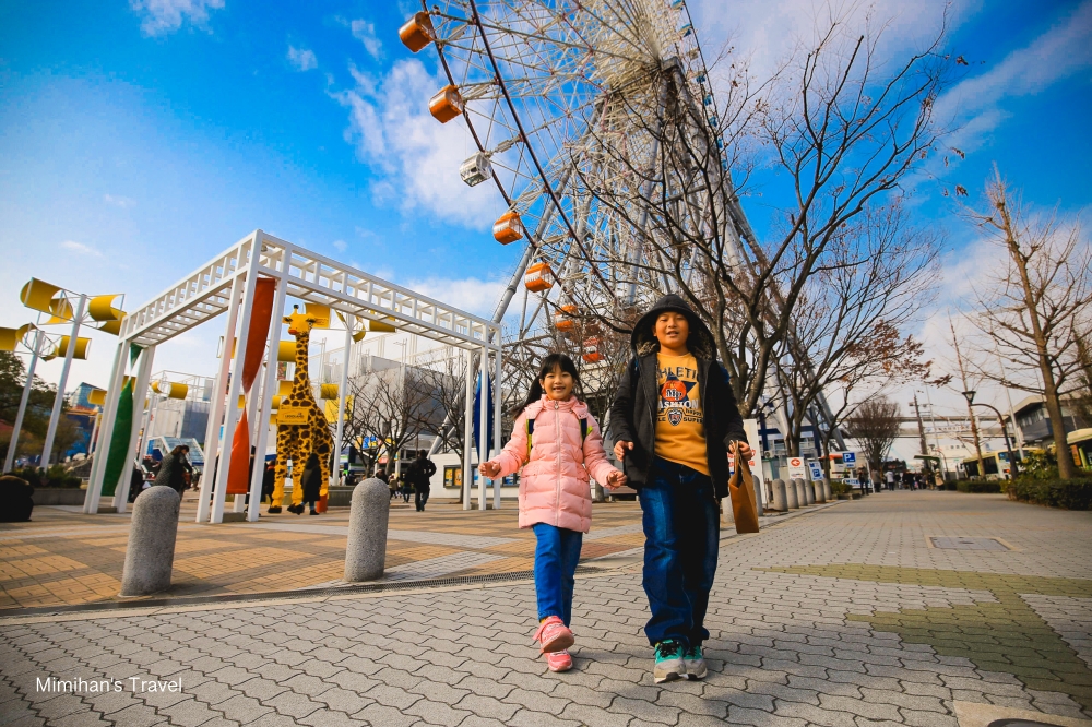 【大阪景點】天保山摩天輪：世界最大級摩天輪，用大阪周遊卡免費搭乘眺望壯觀風景