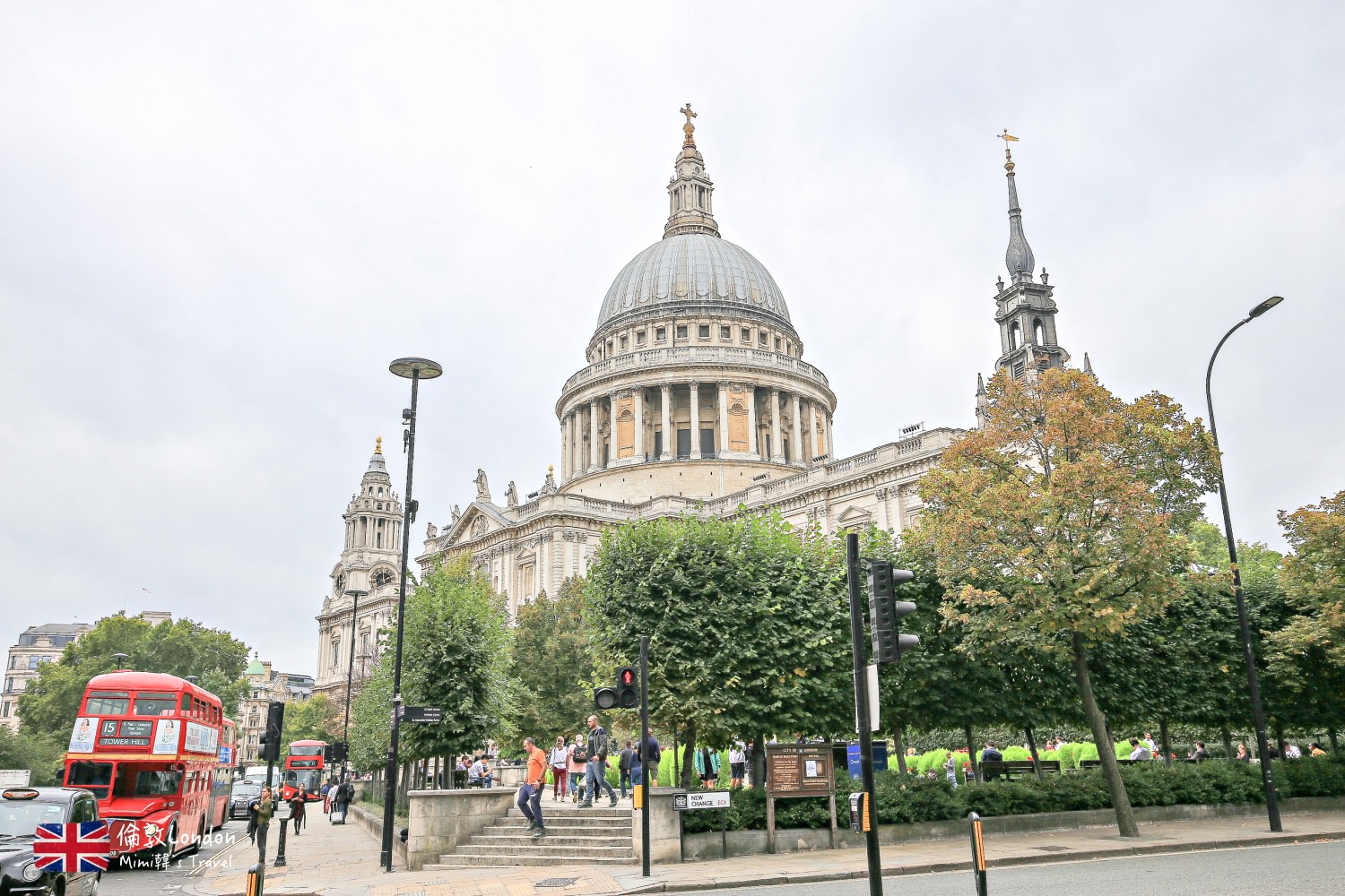 【倫敦景點】聖保羅大教堂St Paul`s Cathedral：巴洛克壯觀圓頂，近千階石梯練腳力