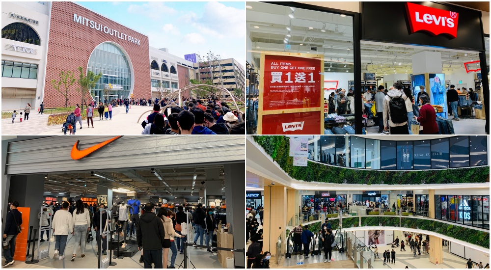 【台南三井Outlet】150間購物店鋪和40家美食餐廳好精彩，台南人氣爆棚新逛點！