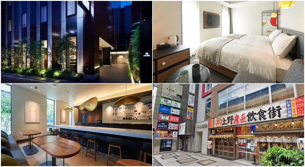 【上野住宿】Hotel RESOL Ueno(評價8.9)上野站旁五分鐘，吃喝購物各種方便推薦