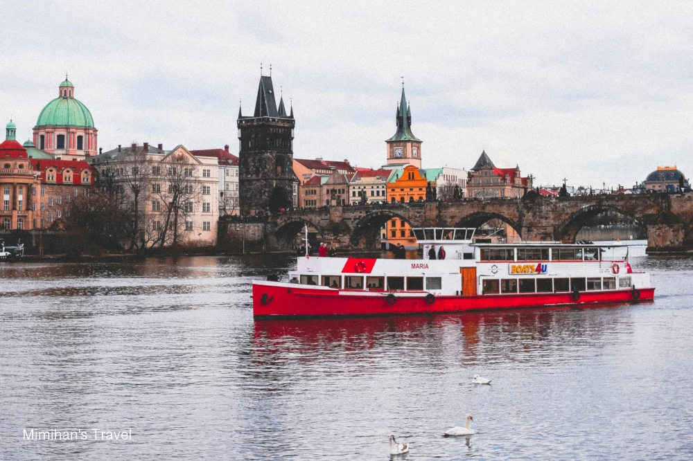 【布拉格景點】伏爾塔瓦河遊船(含交通＆預約方式)：徜徉捷克母親之河收藏明信片美景