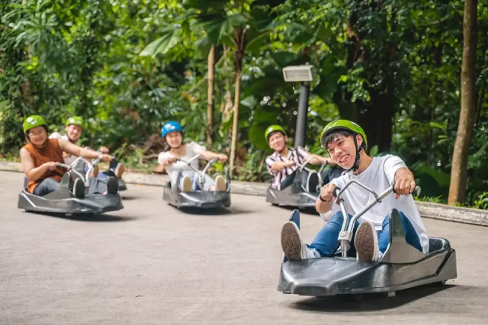 【新加坡】天際斜坡滑車Skyline Luge：聖淘沙親子必玩推薦，門票這樣買最划算！