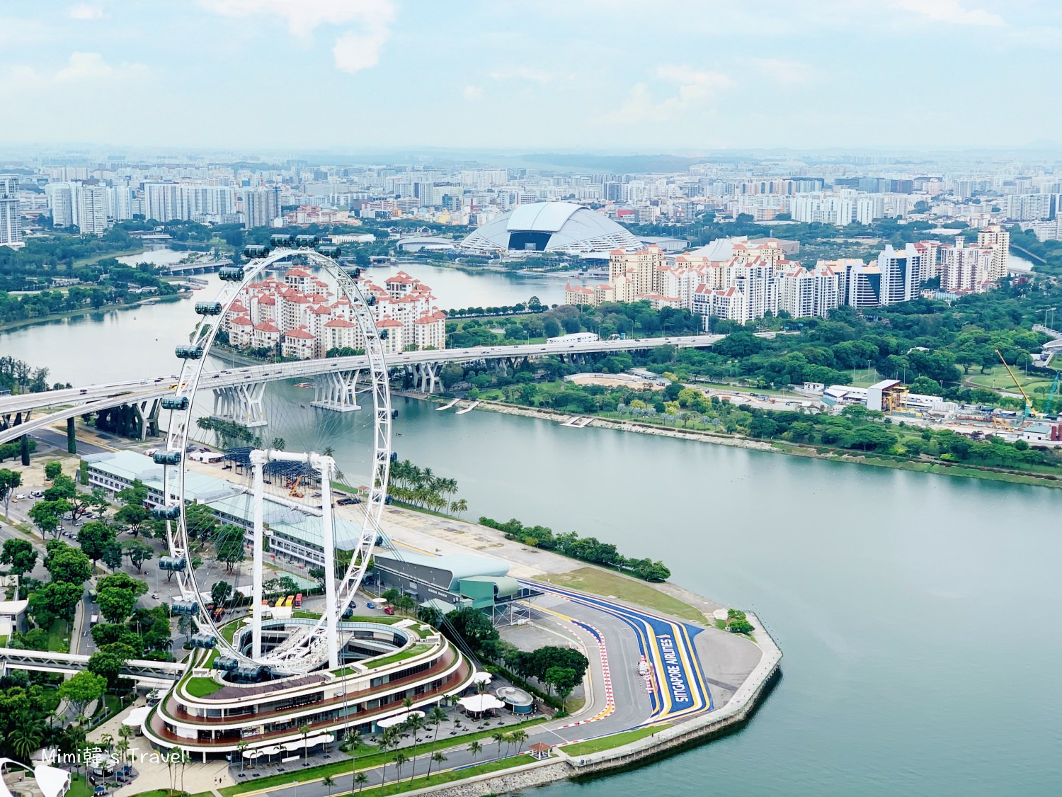 【新加坡摩天輪】Singapore Flyer 便宜門票＆交通攻略，新加坡金沙酒店＆濱海灣夜景
