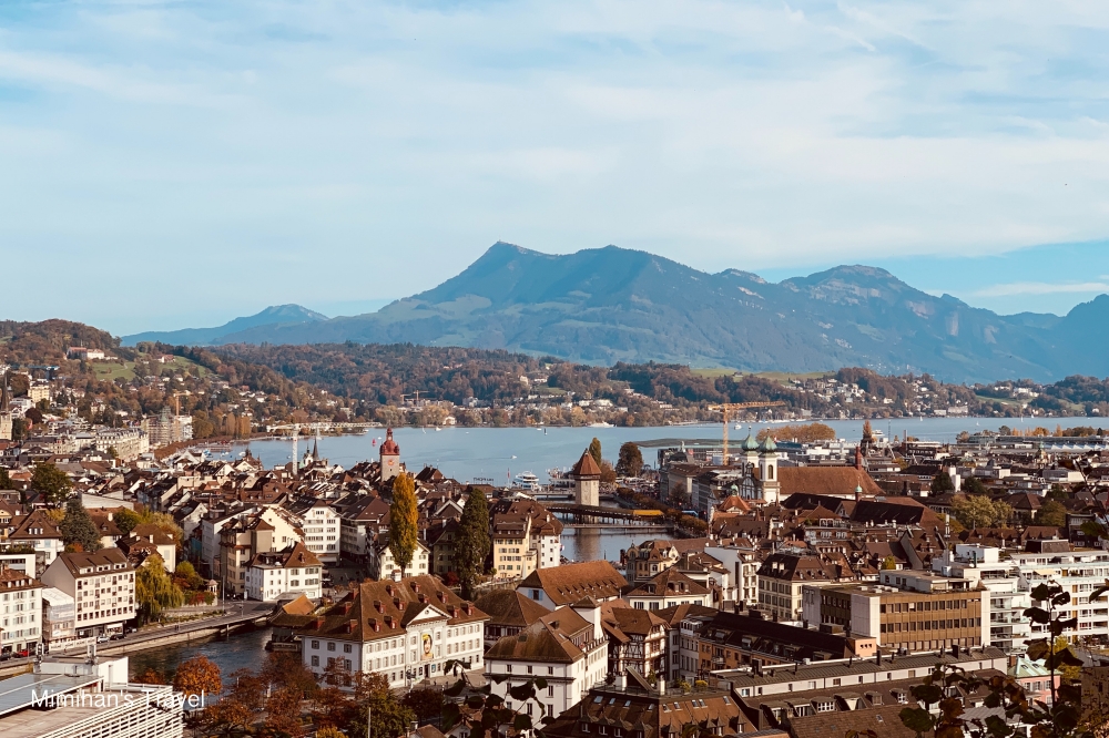 瑞士景點 Luzern｜琉森景點散步地圖：卡貝爾橋/天鵝廣場/獅子紀念碑/米其林推薦美食