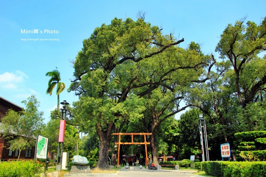 【台南景點】麻豆總爺藝文中心：自由自在的生活空間。有樟樹綠蔭、有文創展覽、有歷史故事，還有大鳥居~