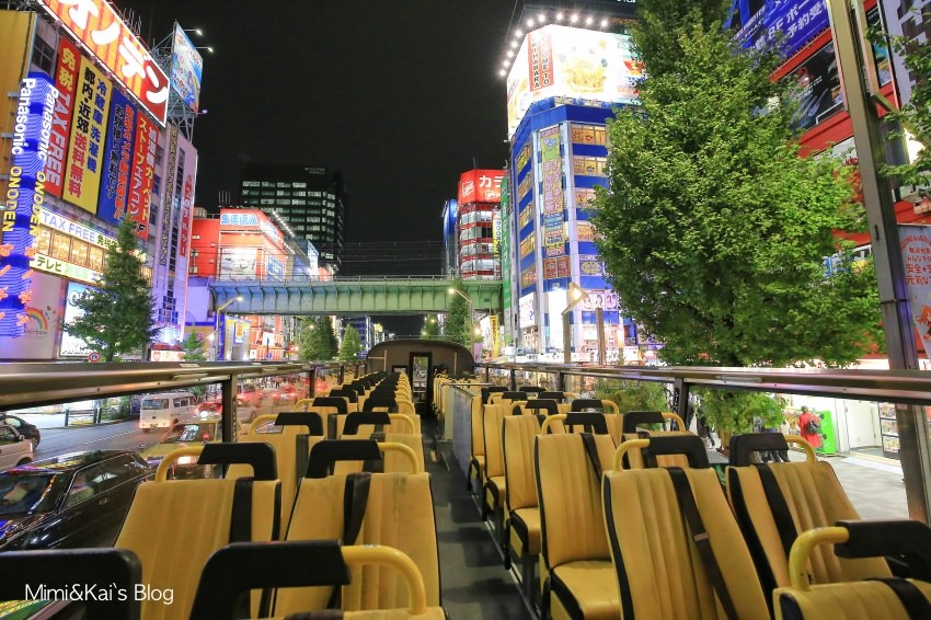 東京景點新玩法！雙層露天巴士 SKY HOP BUS：三條路線隨你搭，重要景點自由上下車，還有中文語音導覽。