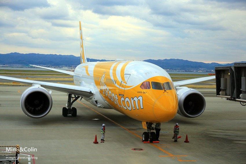 【日本關西】廉價航空《酷航FlyScoot》初體驗，高雄飛大阪，波音787又大又舒適，早去晚回時段好。